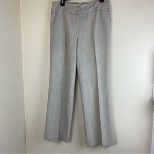 Career Trouser Cream Nude Color Straight leg Pants size 8